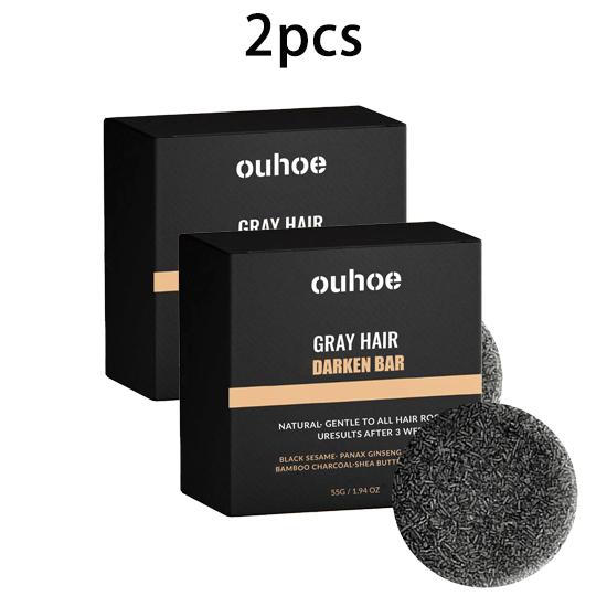 OUHOE Herbal Shampoo cleansing Soap gently cleans the surface of the hair, moisturizes dry frizz, and daily supple maintenance soap 55g