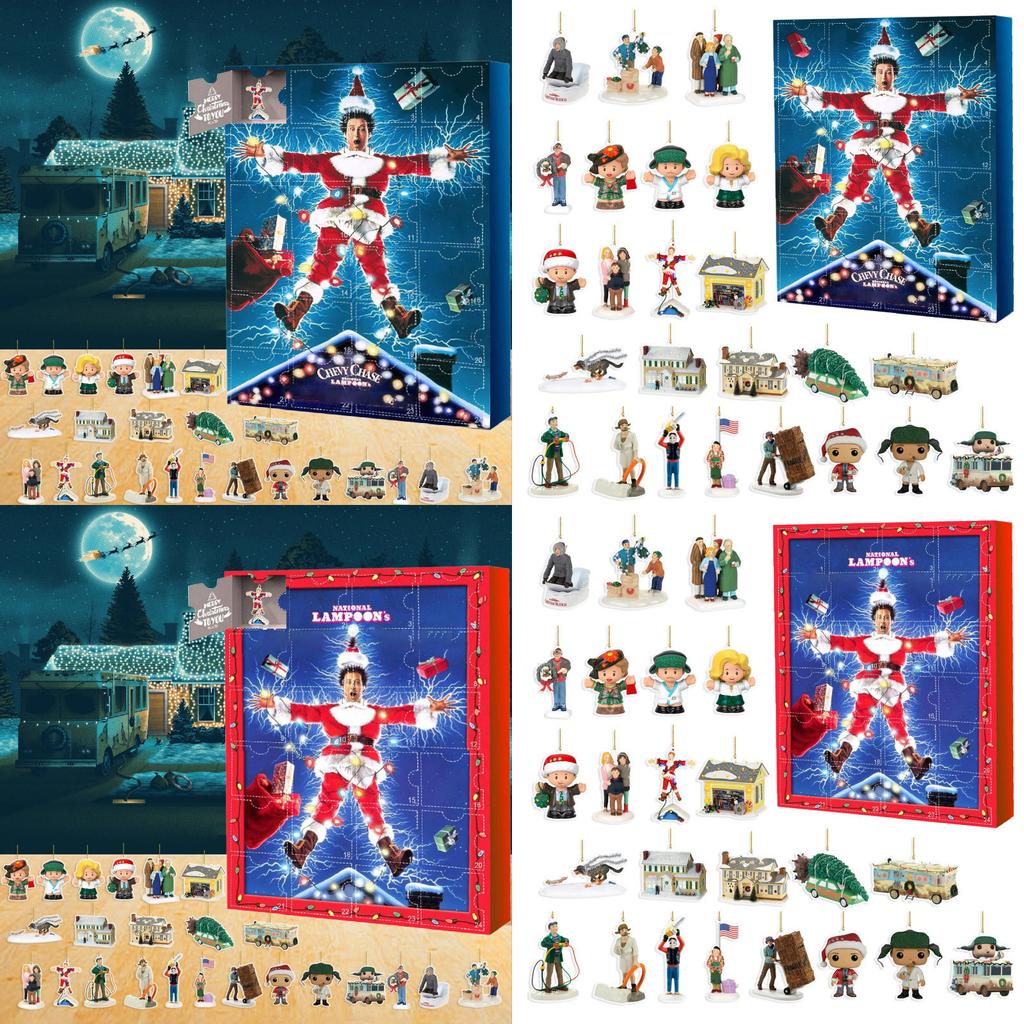 Advent Calendar Contains 24 Gifts, Cute Figures Doll Advent Calendar, Countdown Calendar With Surprise Toys,  Collectible Figures Gift For Kids