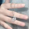Korean Pearl Necklace: High-End Silver Clavicle Chain with Niche Design, Perfect for Light Luxury and Sweater Pendants.