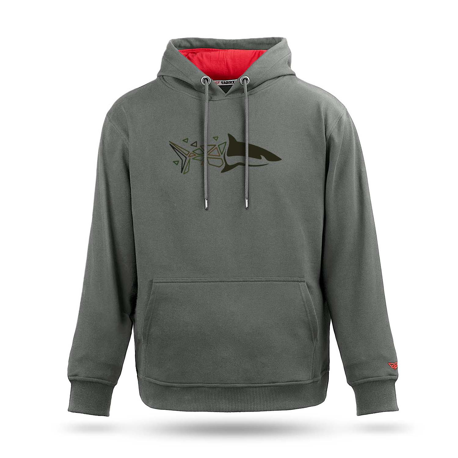 

Толстовка с капюшоном с принтом Pixel Shark Design, Толстовка с принтом Simple Shark, толстовки унисекс с карманами-кенгуру, Tarrzzcom S чёрный