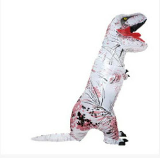 Halloween T-Rex aufblasbares Kostüm für Erwachsene & Kinder - Dinosaurier Cosplay Anzug
