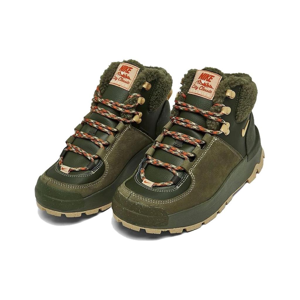 Nike City Classic Premium Cargo Khaki Sezamové Dámské Tenisky Zelená Středně Olivová Ohnivě Oranžová FD0211-300