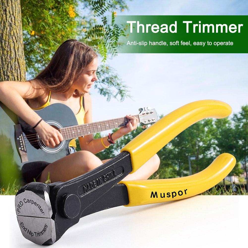 Muspor Fret Sârmă Tăiător Tăiător Chitară Profesională Bas Corzi Cutter Foarfece Clești Reparații Întreținere