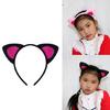Cats Costume Set with Headband Tail Bowtie Glove Skirt Halloween Catgirl Dress up Outfit for Kid Women Girl Christmas