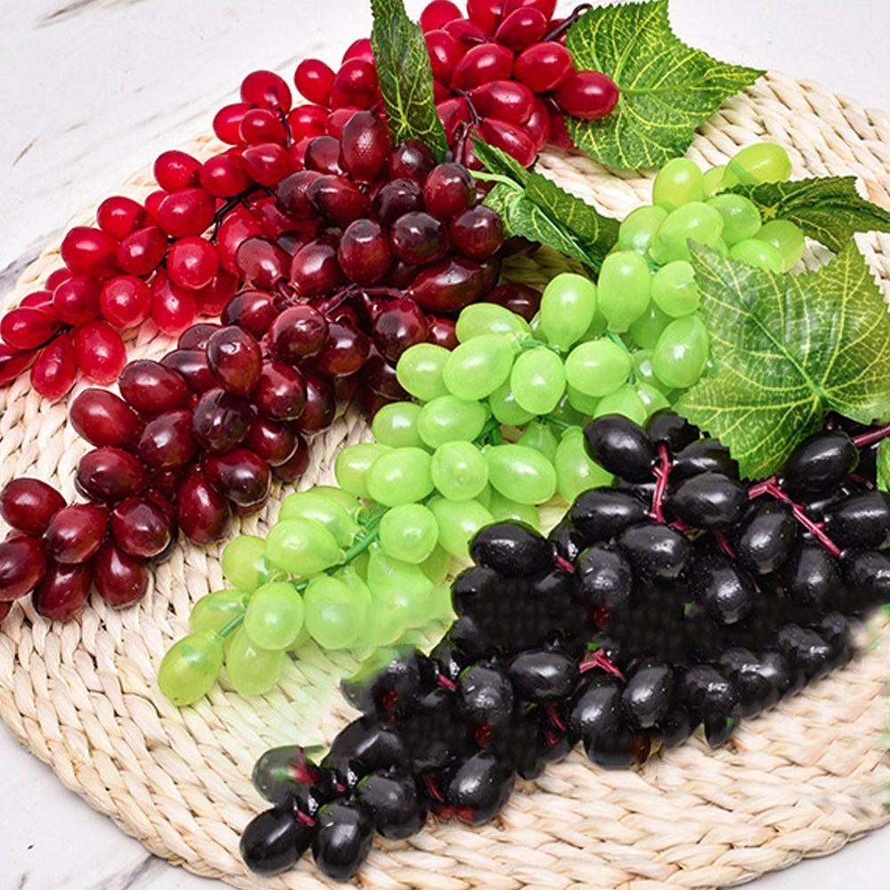 Wiszące Symulowane Owoce Szaszłyki z Winogron Sztuczne Owoce Roślina Dekoracja Modele Owoców Impreza