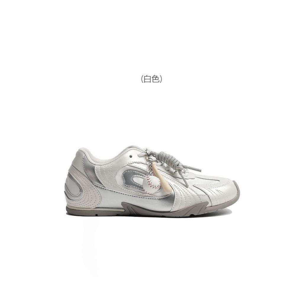 Retro Versatile Baseball Moral Training Shoes Women's 2025 Summer New Breathable Thin-soled Casual Sports Racing Forrest Gump Shoes