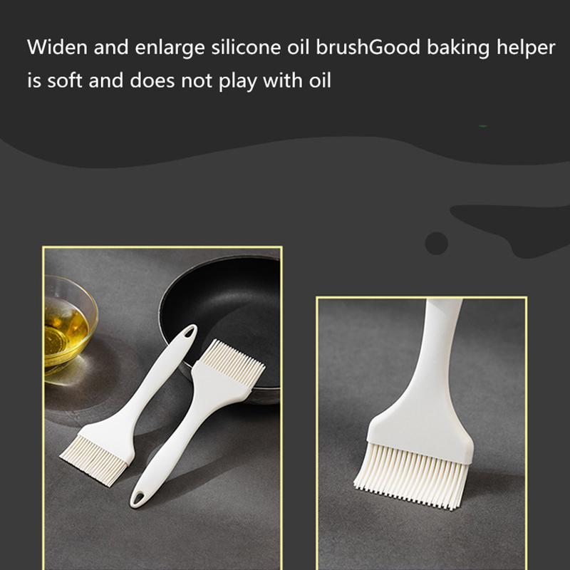 Wide Silicone Oil Brush Pancake Brush Baking Resistant To High Temperatures Without Shedding Kitchen And Household Sauce Brush