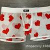 Slip Boxer Uomo alla Moda con Stampa a Rete Trasparente