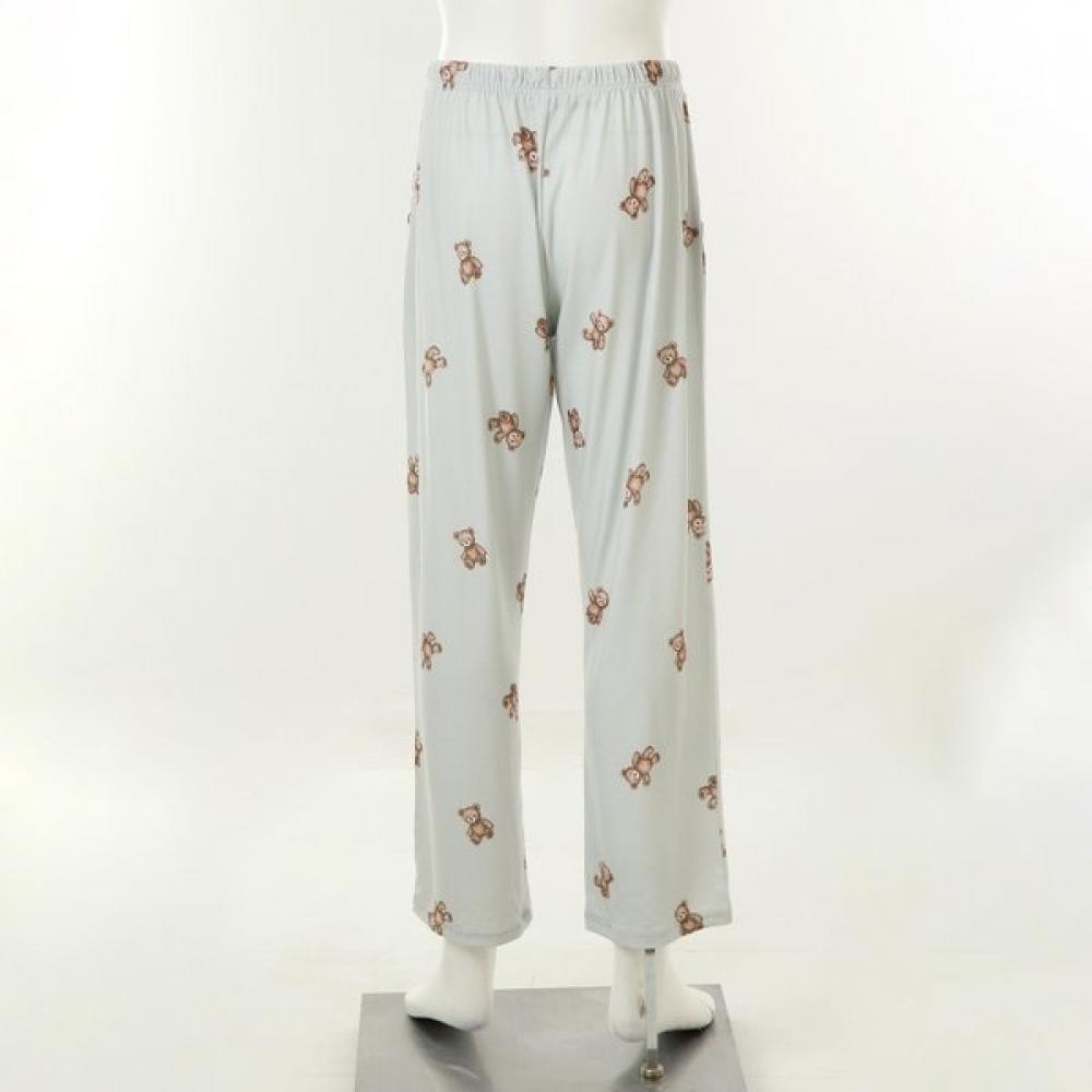 VenuS Bear Print Men S Pajama Bottom Poly Span Material [vepS119m]