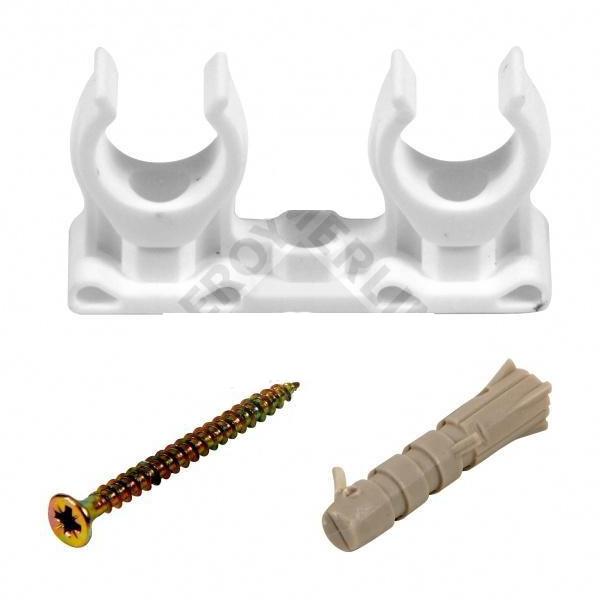 Doppelschelle für 28 mm Rohr - Set à 5 Stück