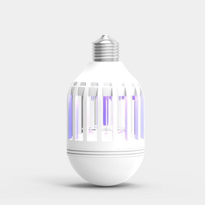 

Светодиодная лампа для отпугивания комаров бытовая 2-в-1 лампа для отпугивания комаров белая лампочка E27 220V белый