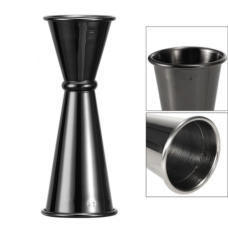 1 Pc Stainless Steel Bar Wine Cocktail Shaker Jigger Single Double Shot Drink Mixer Wine Pourers Measure Cup Bar Tools