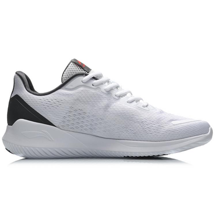 Li Ning Running Collection Cushioning Breathable Low top Running Shoes Men's Standard White ARHQ111-1