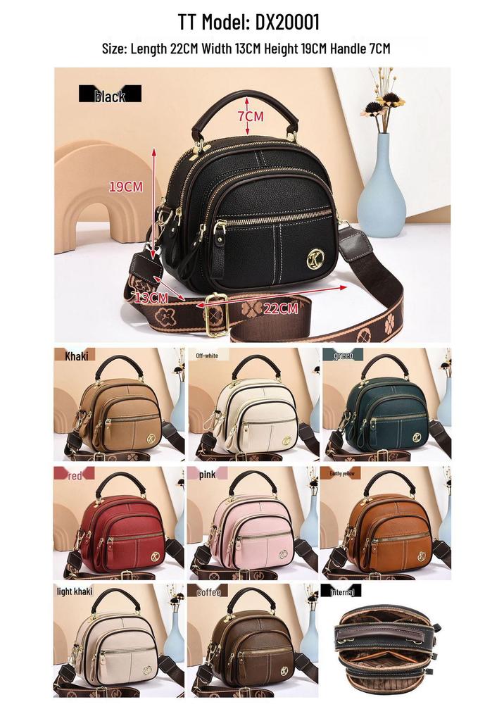 2025 New Style Women's Large Capacity Korean Crossbody Handbag