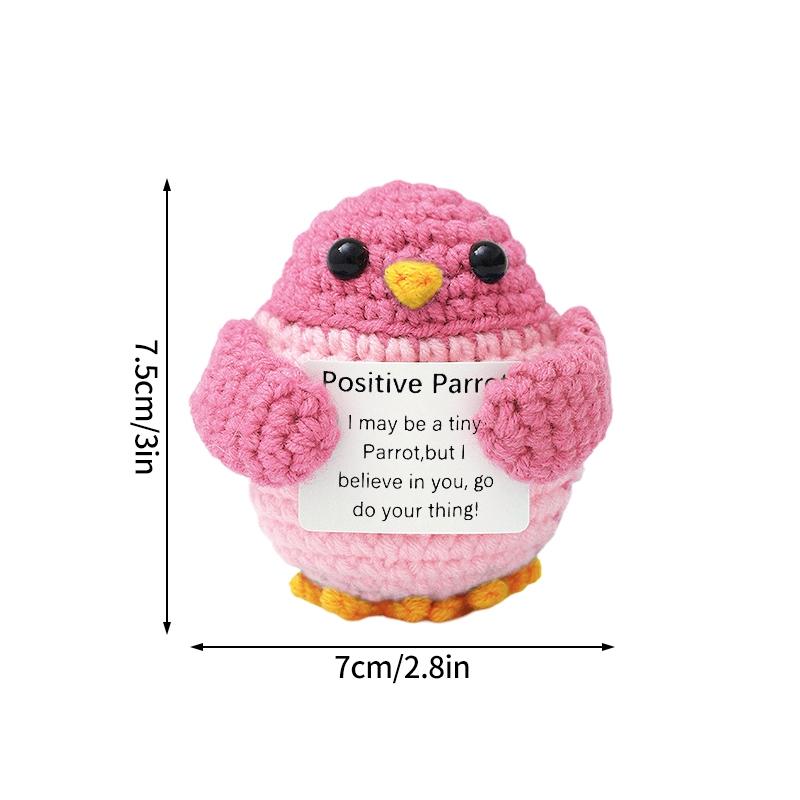 Cute Crochet Animals Ornament Frog Sea Turtle Duck Fox Ornament Desk Accessories Hand-knitted Figurine Finished Crochet Doll
