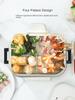 220V Multi Cookers - Electric Hot Pot with Lift and Separation Design for hot pot Kanto Cooking For  Steaming, Frying, Grilled