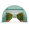 Walk-in Tunnel Greenhouse 29.2x9.7x6.5ft Galvanized Frame PE Cover Green