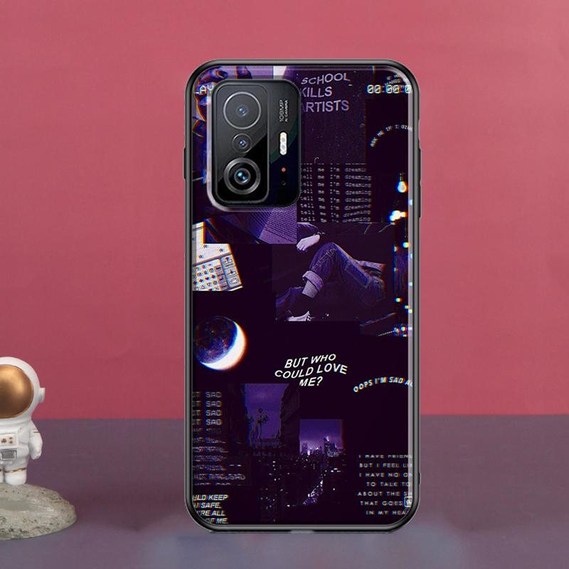 Purple Aesthetic For POCO X5 X3 F5 Pro X4 F4 GT M5s C40 F3 Case For Xiaomi 13 Lite 12 11T 12T Pro 12X Cover