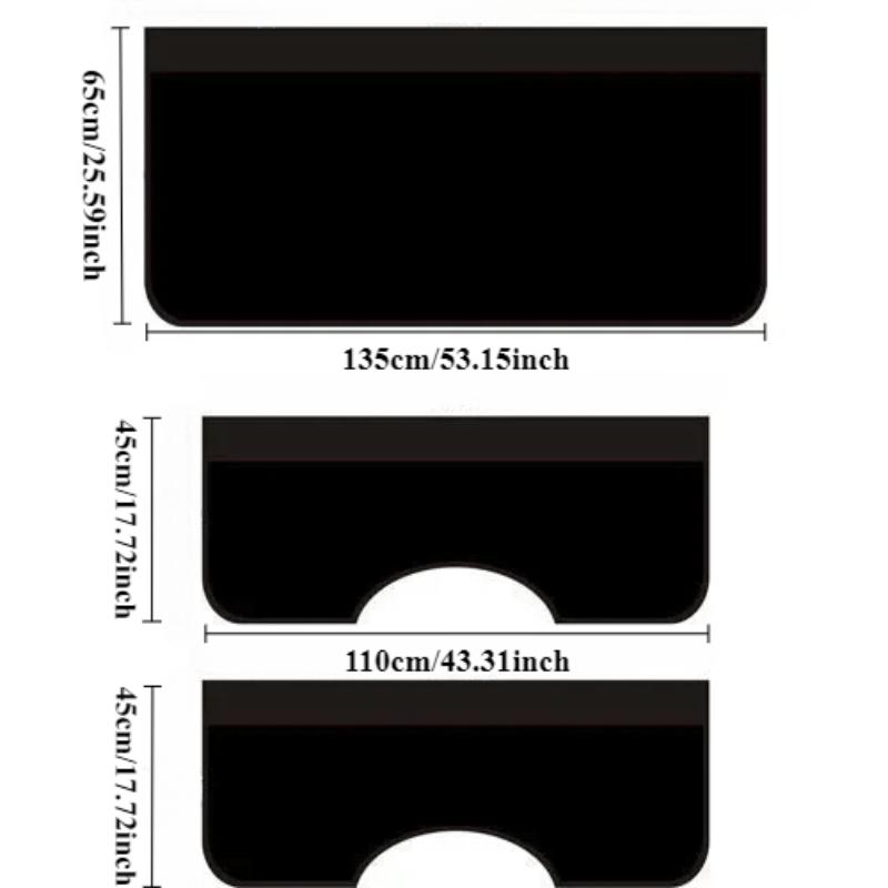 3 Stück Universelle Auto-Kotflügelabdeckung Schutzblech Magnetisches Lederpolster Faltbare Schutzmatte Für Auto-Reparatur und Mechanikerarbeiten