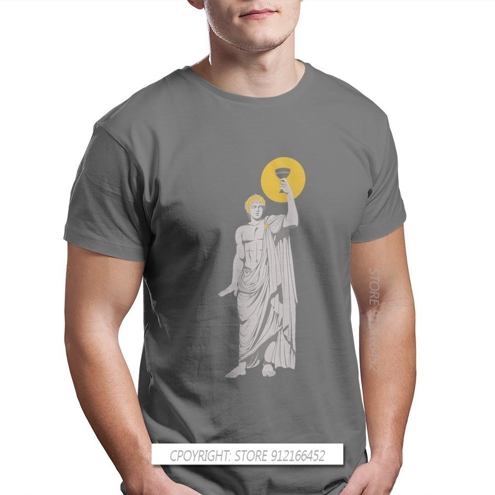 Dionysus Print 100% Cotton Fashion T Shirts Greek Mythology Ares Ancient Folklore Men Graphic Tops