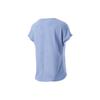 Li Ning Running Series Sports Training Knitted Breathable Short Sleeve T-Shirt Women Tops Blue ATSR048-2