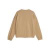Puma Sports Casual Crewneck Sweatshirt Women Sweatshirt Dark-Camel 623455-85