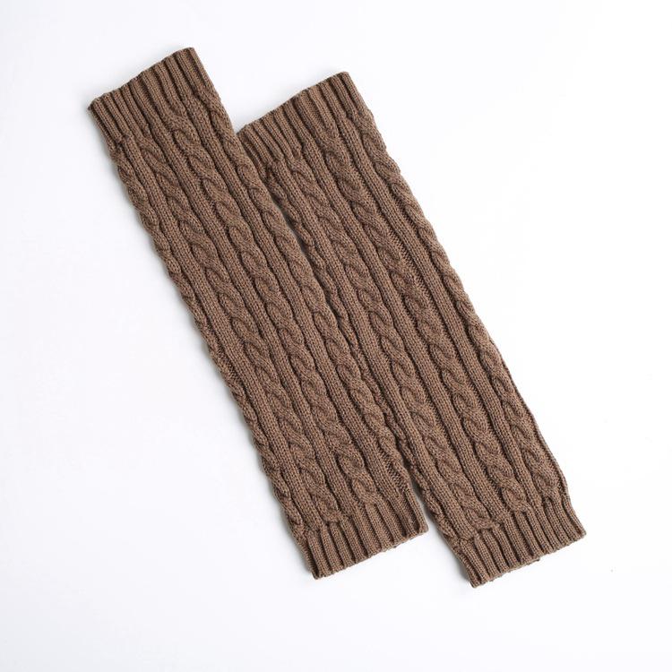 Chunky Knit Korean Style Leg Warmers - Autumn/Winter Women's Slouch Socks