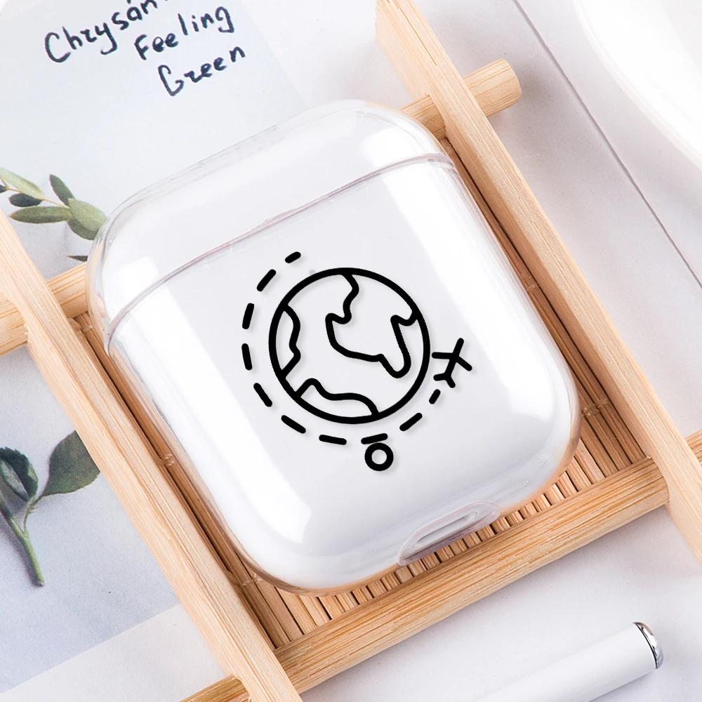 Przezroczyste Etui na Słuchawki z Wzorem Samolotu Dla Airpods 4. 2 1 3 Pro 2 Pokrowiec na Słuchawki Dla Apple Airpods Air Pods Pro Airpods3