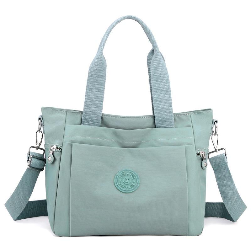 Autumn Nylon Women's Double Shoulder Shoulder Messenger Bag Medium Old Portable Mother Large Capacity Tote Tote Bag