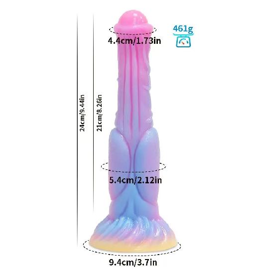 Realistic Night Glowing Anal Plug Luminous Monster Dragon Dildo for Women Men Butt Plug Sexy Dog Shape Sex Toy for Couples