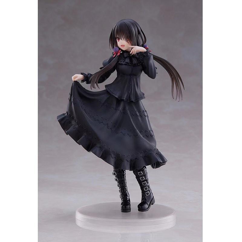 Beautiful Kurumi Tokisaki Pvc Statue In Elegant Dress Pose Perfect For Collecting