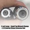 Carbon Steel Tap Wrench Chuck With 3/8 Drive 65mm Extension Bar For Precision Threading And Ratchet Mechanism
