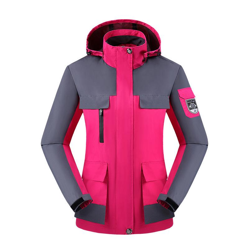 Couple Punching Jacket Autumn Thin Section Outdoor Pilot Hooded Jacket Mountaineering Jacket