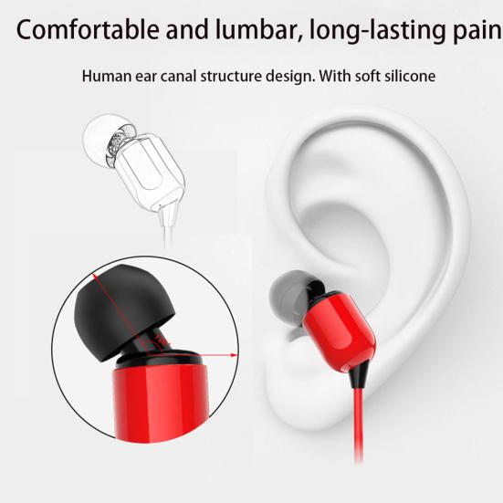 3-Meter 3,5-mm-Stecker In-Ear-Kabelkopfhörer Broadcast-Live-Headset mit/ohne Mikrofon