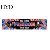 Independence Day Banner 250th Anniversary 6.5x1.5ft 250 Years of Freedom American Patriotic Decoration 1776-2026 Waterproof USA Porch Sign for