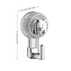 Powerful Suction Cup Hooks Traceless Heavy Duty Robe Towel Hook Keys Clothes Bag Hanger Hook Bathroom Kitchen Organizer Hook