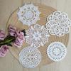 White Mesh Lace Trim for Sewing Projects Delicate Embroidered Pattern Ideal for Stylish DIY Creations