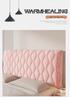 Lux Quilted Bed Headboard Cover: Thick, Soft Padding for Wood Backrest – Universal, All-Season Dust Cover.