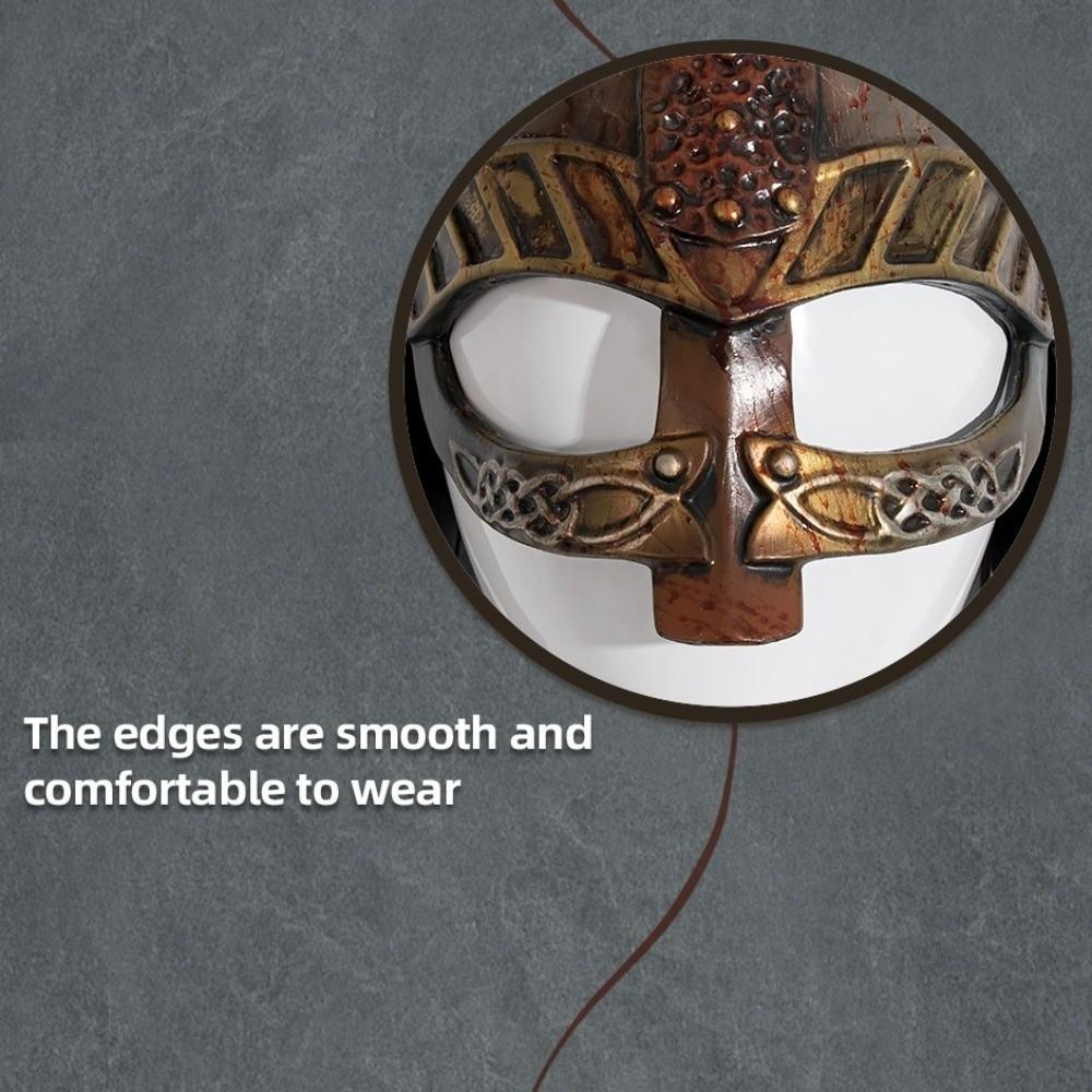 Vintage Viking Horn Hat Helmet Head Ornament Decorative Mask Headgear Cosplay Costume Prop