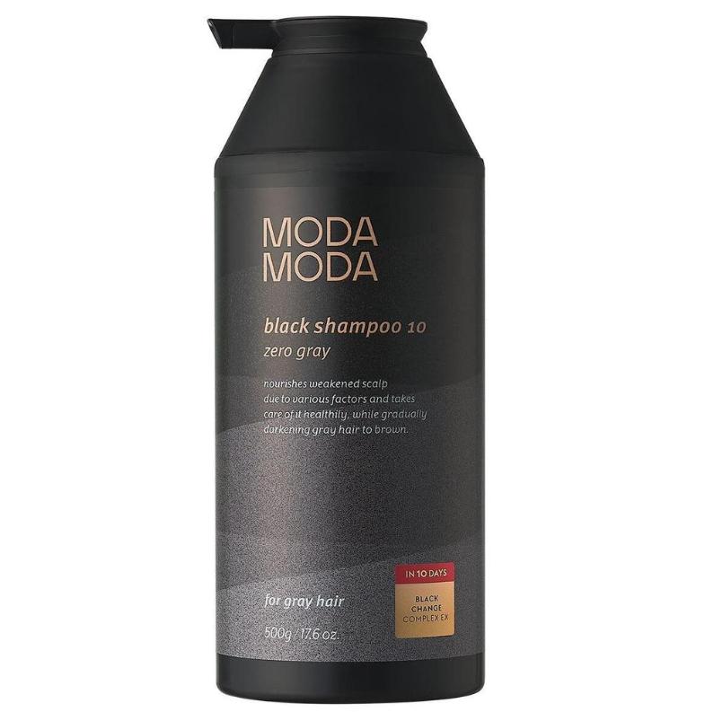 MODAMODA Zero Gray Black Shampoo 10 300g Gray Hair Cover & Nourishing Color Shampoo 1 ea