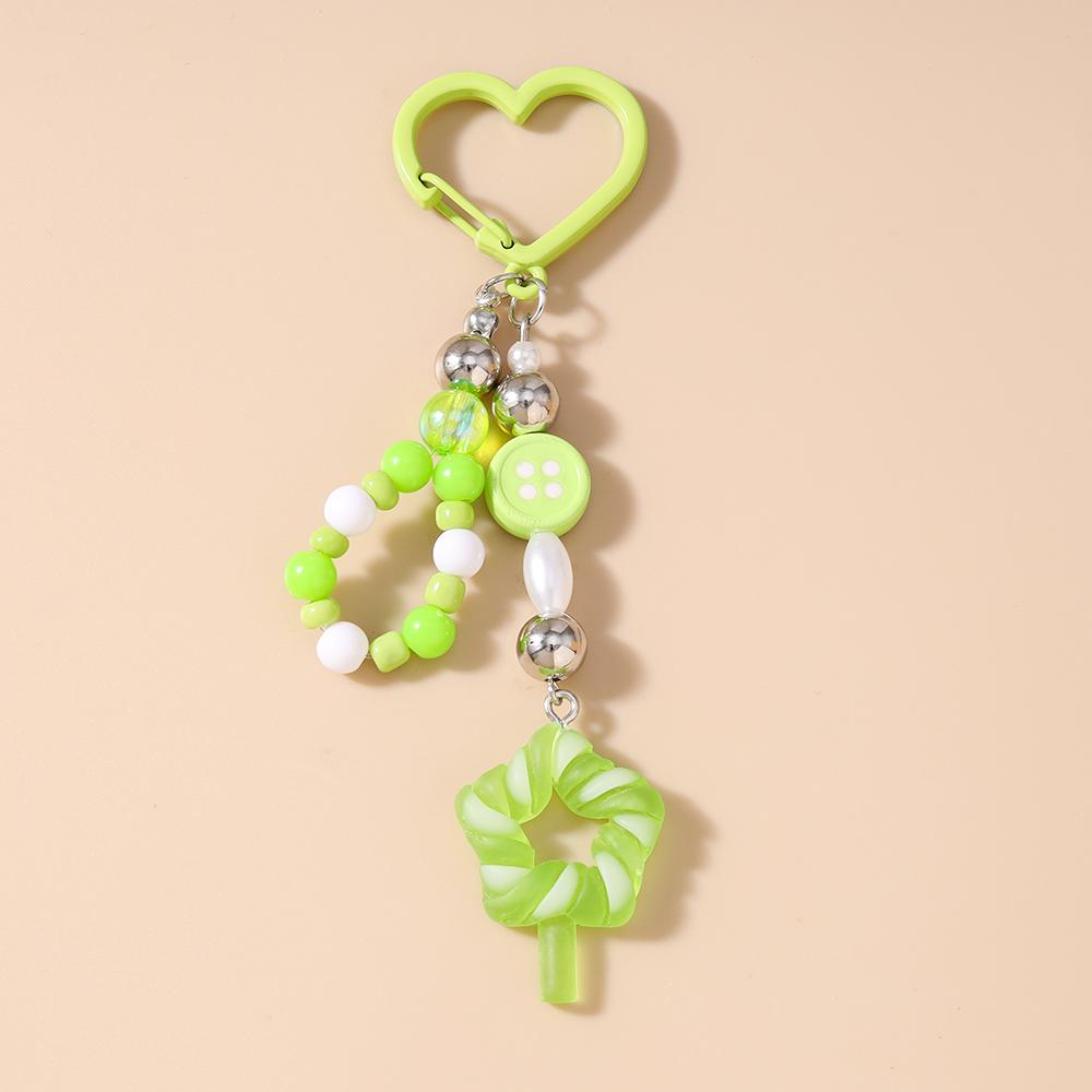 Pretty Resin Candy Lollipop Keychain Women Girls Juice Key Ring Pendants Handbag Decor DIY Key Chain Kid's Jewelry Gift