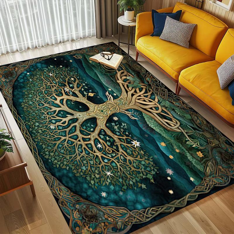 Tree Life Living Room Nonslip Area Rug Soft Carpet For Bedroom Game Playroom Sofa Office Home Decor Doormat Christmas Gift C9302583