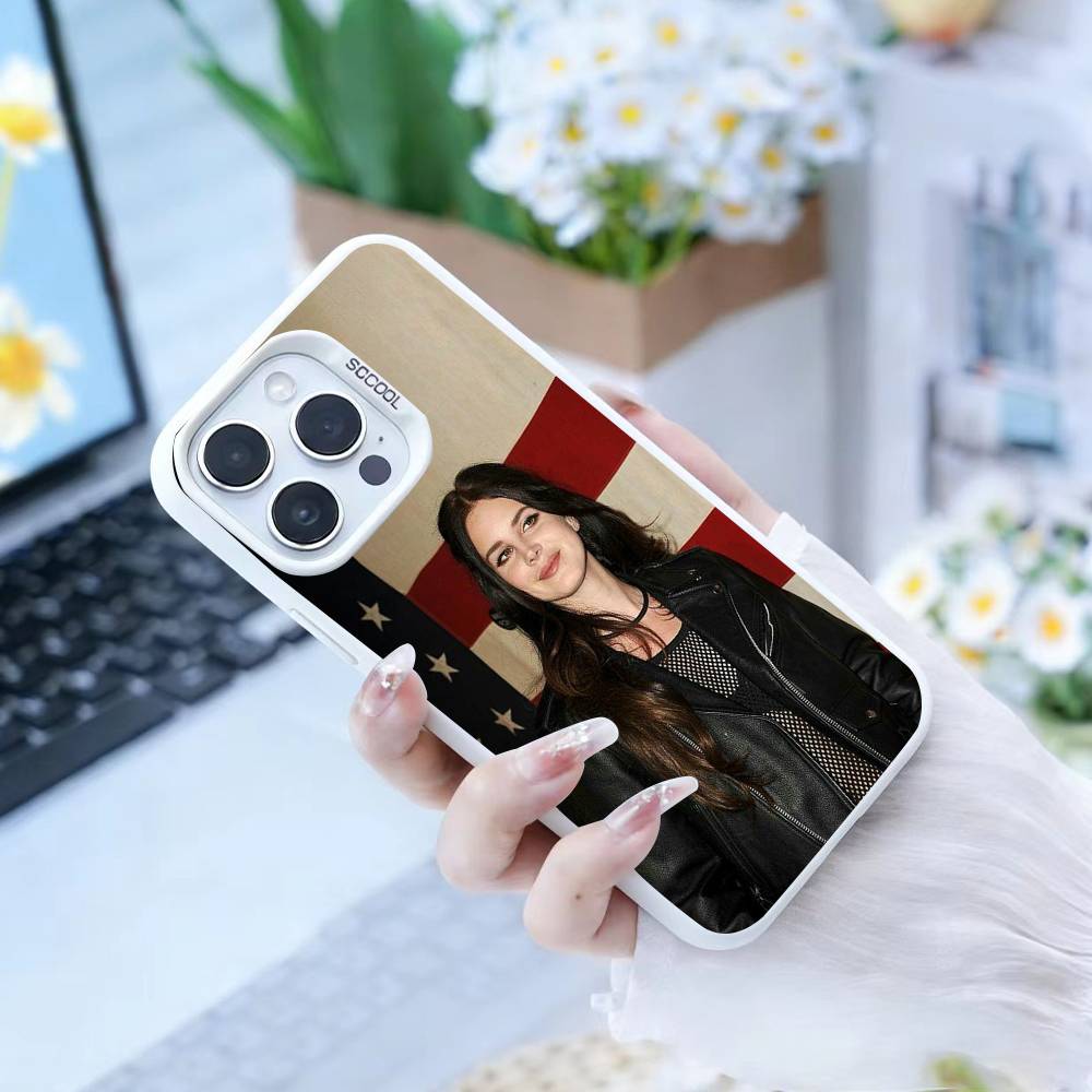 L-Lana Del R-Rey  Phone Case For IPhone 16 17 15 14 12 13 Pro Max white Color Shockproof Cover