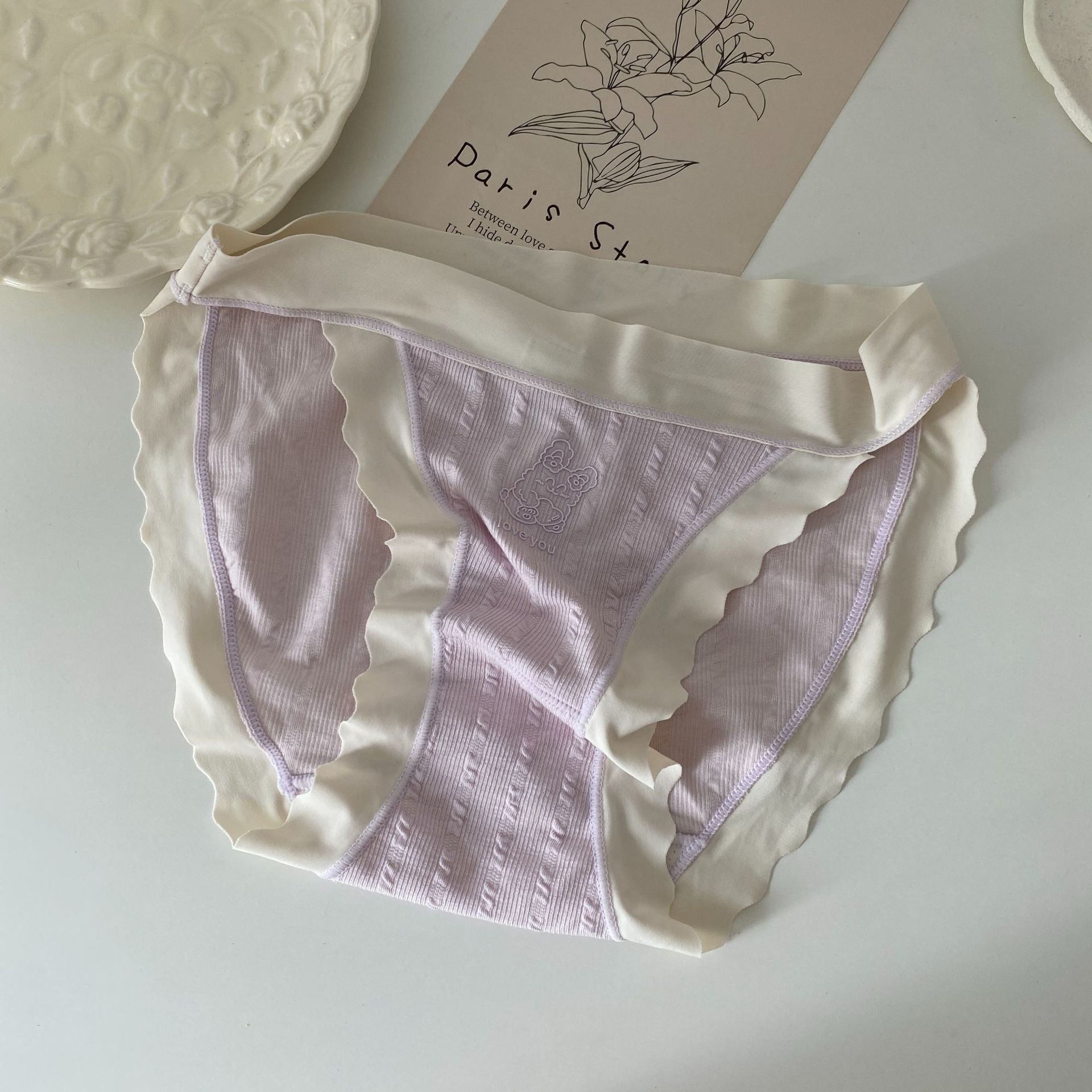 

Высокий разрез стринги мягкие удобные бесшовные трусики бикини женское нижнее белье сексуальные трусы средней талии нижнее белье L фиолетовый