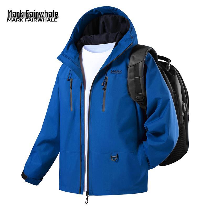 MARK FAIRWHALE Unisex Hooded Windbreaker Jacket