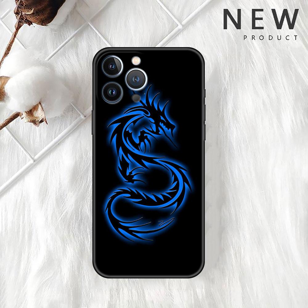 

Прохладный чехол с изображением дракона для Apple iPhone 14 Pro Max 13 11 12 Mini SE 7 8 Plus X XS 6 6S, силиконовый чехол для телефона, мягкий чехол из ТПУ iPhone 12 Pro