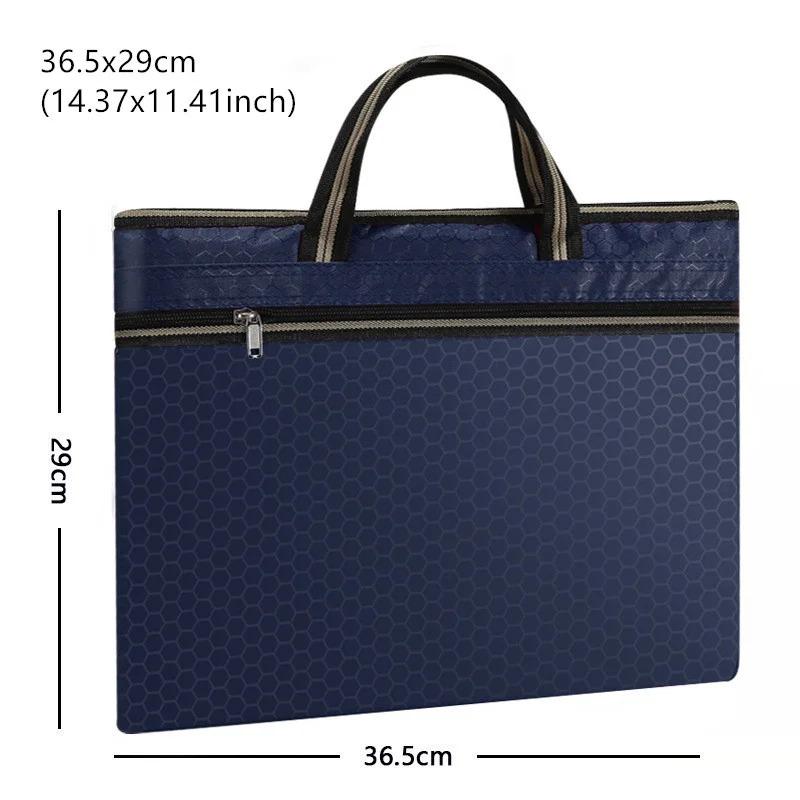 Large Capacity Briefcases Handbag Document Laptop Organize Pack Book Business  Electronic Storage Pouch Supplies Accessories
