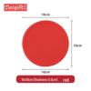 Round Non-slip Silicone Coaster - 10cm Heat-resistant, Drip-proof, Customizable Logo for Water and Coffee Cups.
