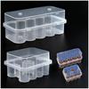 Plastic Microtube Storage Box 2/10/24-Slot Freezer Tube Box  Refrigerator Organizer