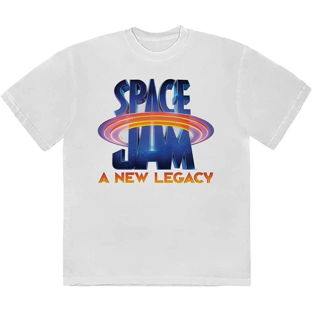 Space Jam Space Jam 2 Logo T-Shirt White New M